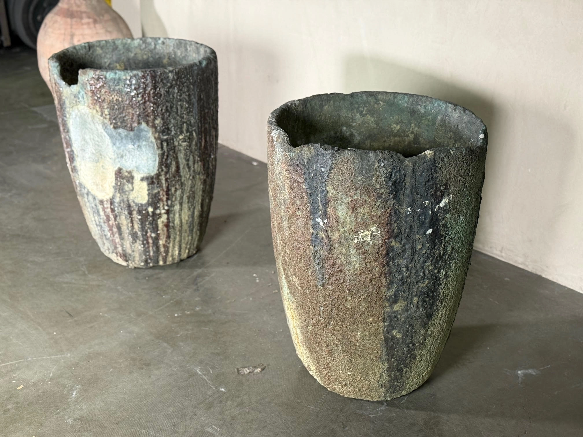 French Antique Large Crucibles - Image 3